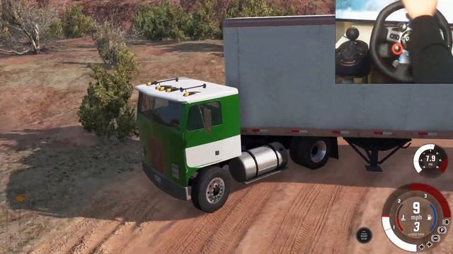 BeamNG Drive - 4x2 T65 Cabover Truck Transporting Tasty Cola смотреть онлайн