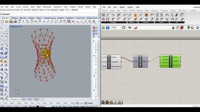 Башня Шухова ArchiCAD Grasshopper Параметрическая башня grasshopper tutorial Shukhov Tower смотреть онлайн