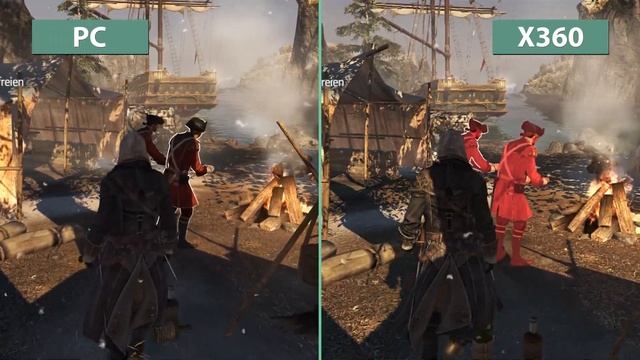 Assassin's Creed Rogue – PC Max vs. Xbox 360 Graphics Comparison [60fps][FullHD|1080p] смотреть онлайн