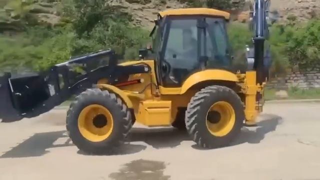 Экскаватор погрузчик Bizon 888 смотреть онлайн