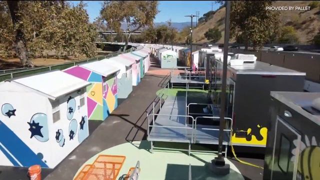 Chula Vista breaks ground on 'pallet homes' shelter for homeless смотреть онлайн