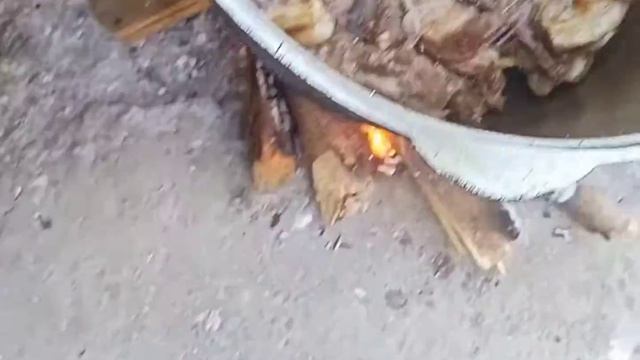 Жареная баранина на костре🤤 #баранина #баранинавдуховке #мясо #рёбрышки #рёбра