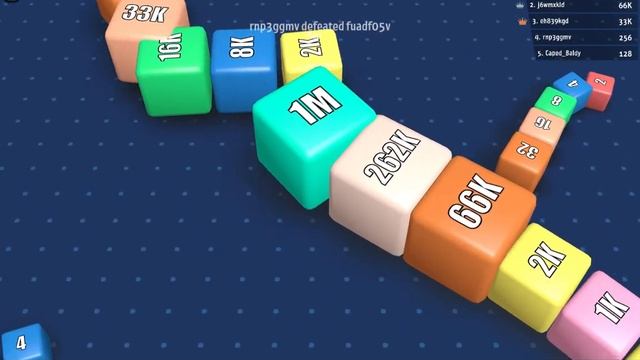 How to play Cubes 2048 io 🕹️ Reached Mega Cubes смотреть онлайн