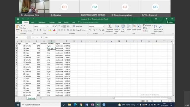 5 day FDP on Introductory Data Science and Machine Learning 16-20 July 2021- Session 3 смотреть онлайн