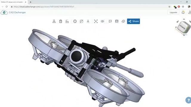 3D Viewer in CAD Exchanger Cloud смотреть онлайн
