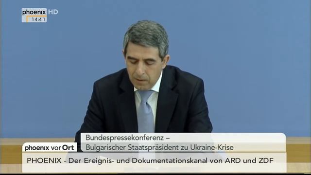 Ukraine-Krise - Rossen Plewneliew zur Situation der EU-Länder am 09.05.2014 смотреть онлайн
