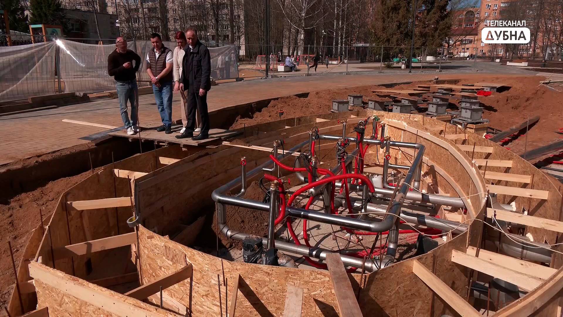 В сквере имени Павла Журавлёва в Дубне по весне снова закипела работа смотреть онлайн