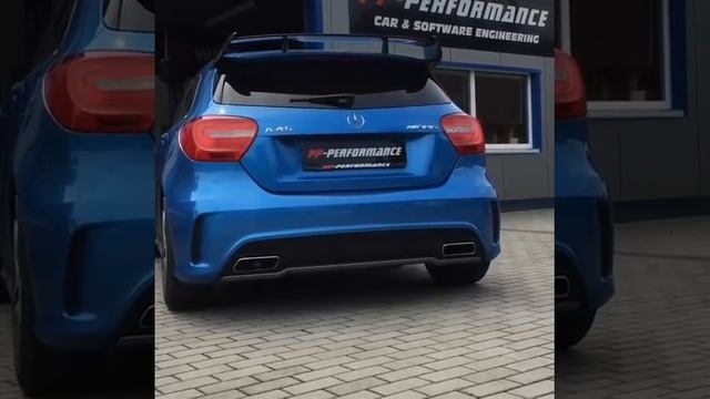 Mercedes-Benz A45 AMG with Armytrix Valvetronic Exhaust & PP-Performance Tuning смотреть онлайн