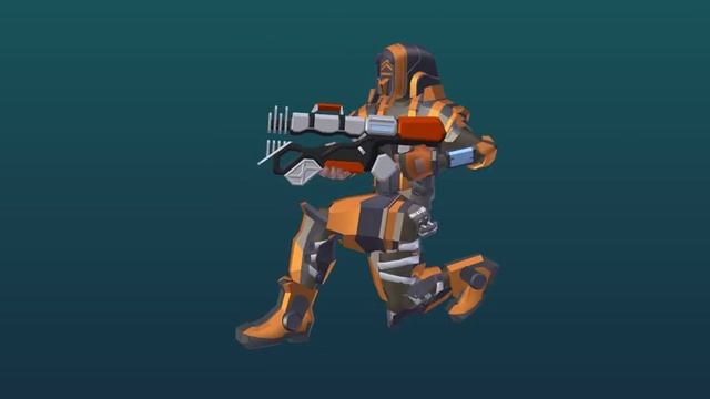 Jack - Soldier attack animation - Blender смотреть онлайн