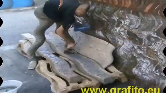 Технология "Графито"(Колор)-оцветяване на сив бетон смотреть онлайн