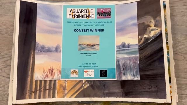 Возвращение акварелей с выставки Франция - Польша 2022 смотреть онлайн