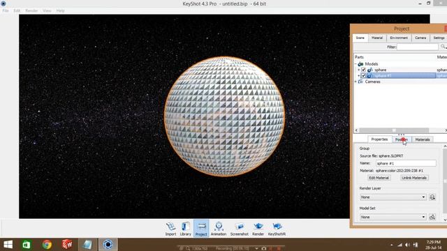 How to render a planet in Keyshot смотреть онлайн