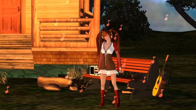 iClone 6 & DAZ Model - Cindy Anime Hair Rigid Bone with Pysics Slow Dance by Space 3D смотреть онлайн