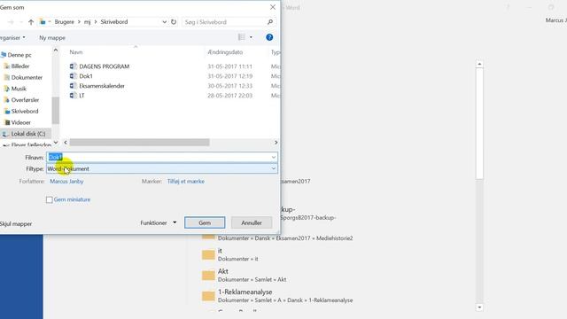 Sådan gemmer du word som PDF смотреть онлайн