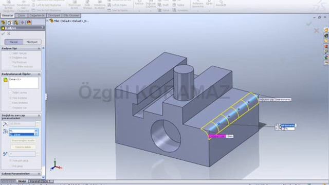 SolidWorks 2011 - 248--Fillet variable смотреть онлайн