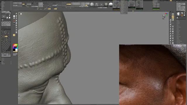 Okot Zbrush Sculpting final touches смотреть онлайн