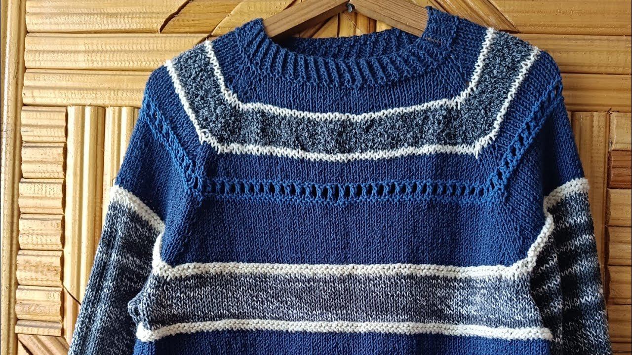 Текучка 2024. Вязовлог 7.Джемпер из остатков пряжи смотреть онлайн