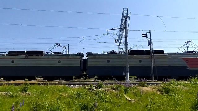 ВЛ15-042. Отправление из депо Свирь. смотреть онлайн