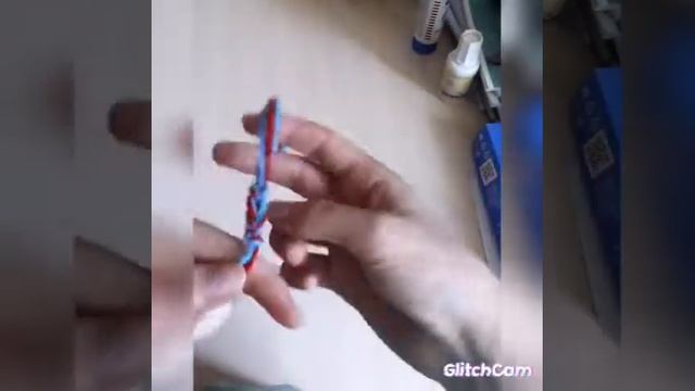 ✨🌸 туториал на браслет из ниток🌸✨#браслетсвоимируками