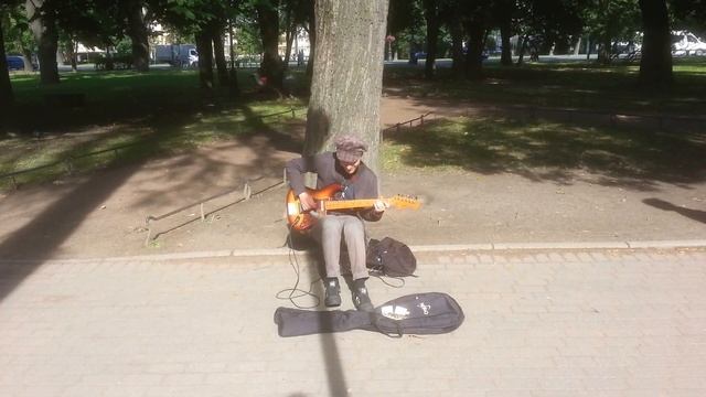 Глеб электро гитара 2015 уличные музыканты Санкт-Петербурга смотреть онлайн