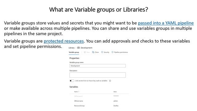 1. Azure DevOps Variable groups смотреть онлайн