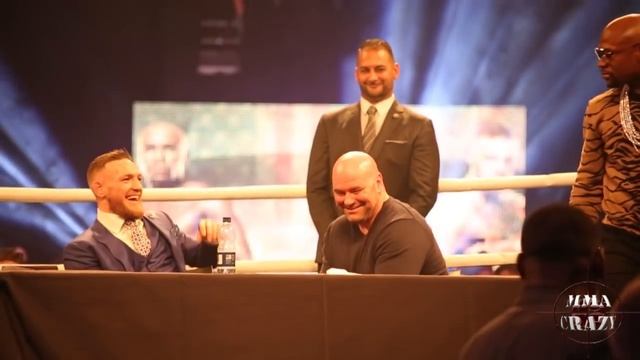 CONOR MCGREGOR vs. FLOYD MAYWEATHER Best Bits & Highlights from London Press Conference Tour смотреть онлайн