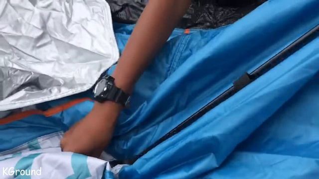 How To Fold Up Automatic Camping Tent Fold Tent Pop Up | เก็บเต็นท์ออโต้