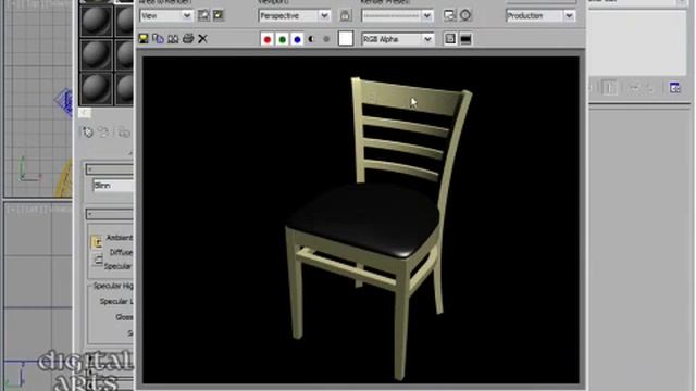 3ds Max Tutorial: Chair part 14 of 14 смотреть онлайн
