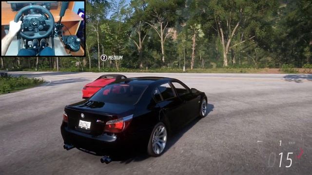 BMW M5 E60 - Forza Horizon 5 ( Steering Wheel + Paddle Shifter ) Gameplay смотреть онлайн