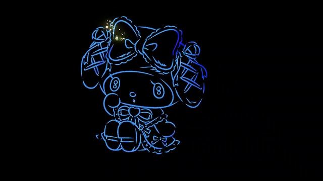 How to Draw Hello Kitty Drawing Neon Light drawing and coloring video @drawtube28 смотреть онлайн