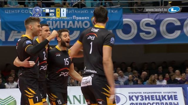 Huge fake by EBADIPOUR GHARA to throw off Dinamo MOSCOW's defence #CLVolleyM смотреть онлайн