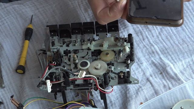 Ремонт Sharp WQ-T353 TWINCAM часть 1. смотреть онлайн