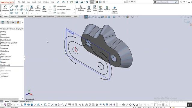 Solidworks 2020 2021 tutorials for beginners| Solidworks 2021 Basic Commands смотреть онлайн