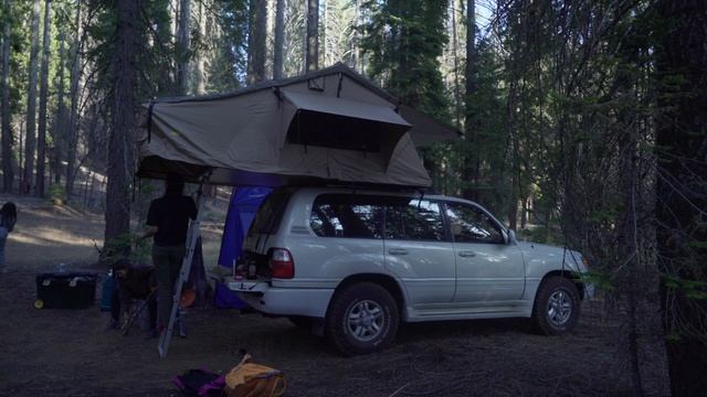 FIRST TIME CAMPING WITH OUR ROOFTOP TENT 🌲 смотреть онлайн