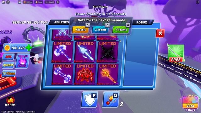 🏆ТУРНИРЫ В БЛЕЙД БОЛЛ! ОБНОВЛЕНИЕ BLADE BALL РОБЛОКС ROBLOX смотреть онлайн