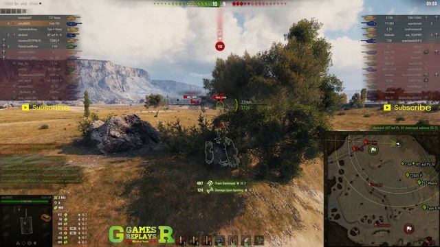 World of Tanks AMX 50 Foch (155) Replay - 8 Kills 8.8K DMG(Patch 1.5.0) смотреть онлайн