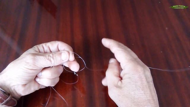 Надёжный узел для привязывания поводков к рыболовным оснасткам