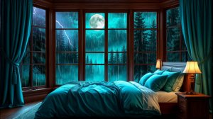 Звуки дождя для сна. Шум дождя с грозой для сна слушать и засыпать.