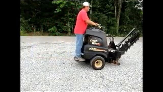 For Sale 2009 Ditch Witch R300 Zahn 36" Ride-on Trencher Kohler 30HP bidadoo.com смотреть онлайн