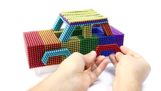 How To Make A Color Mini Cooper From Cool Magnetic Balls Satisfying world magnets смотреть онлайн