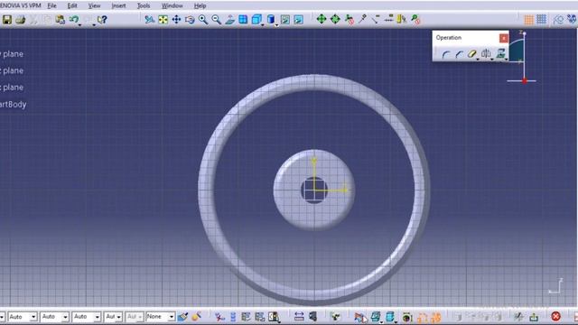 CATIA V5 Roughly RIM Design #catia3d #engineeringdrawing #commands #rim #shaft #multi_solid #plane смотреть онлайн
