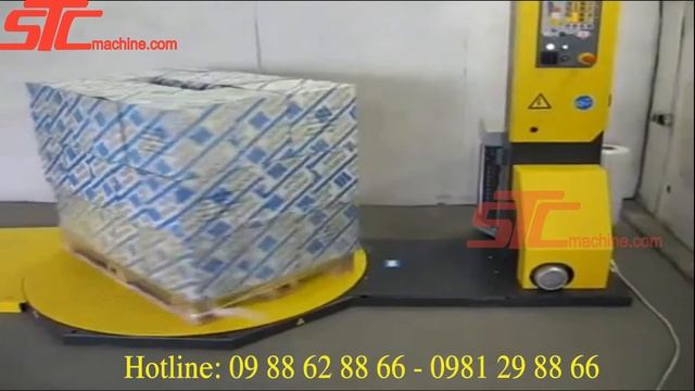 Máy quấn màng pallet смотреть онлайн