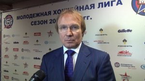Михаил Васильев после финала Кубка Харламова "Красная Армия" - "Спартак" - 7:0