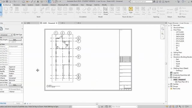 Revit 2019 - Setting and Sizing the project to the Title Block - Tutorial (19) смотреть онлайн