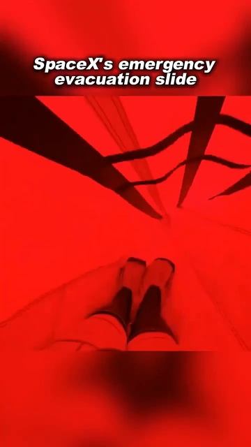 Эвакуационный трап для космонавтов spacex #spacex смотреть онлайн