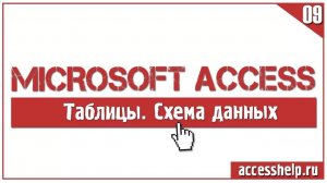 ПОШАГОВОЕ создание схемы данных в базе данных Access