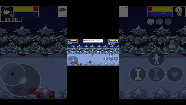 Играю за Андайн, Папируса и Санса в игре Bonatale Android