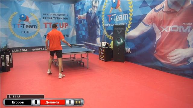 игра за 3 место. Егоров - Дейнега. 24 октября 2016 TT Cup смотреть онлайн