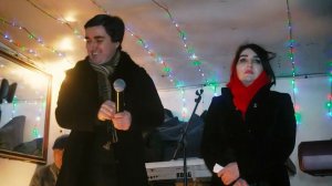 Суруш Холов ва Нигора Холова дар совхози Вахш туй