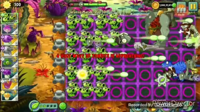 Играю в зомби против растений 2 (взломаную)